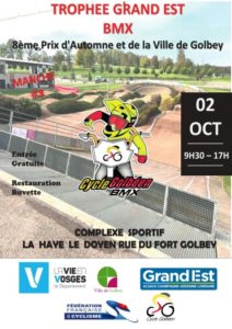 3e manche Trophée Grand-Est à GOLBEY (88) // Dimanche 02 octobre 2022